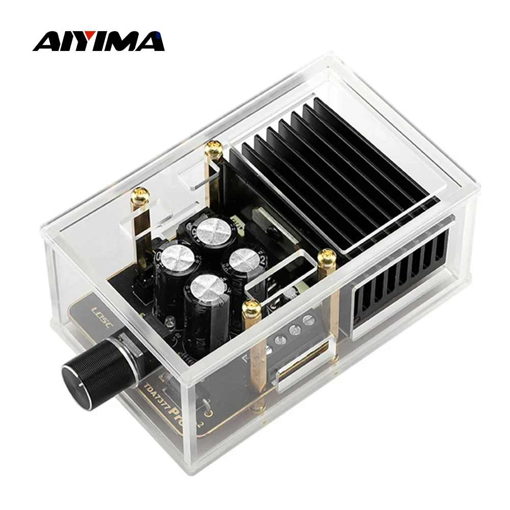 AIYIMA-12V TDA7377 파워 앰프 오디오 보드 30Wx2 클래스 AB 스테레오 사운드 앰프기 필수템