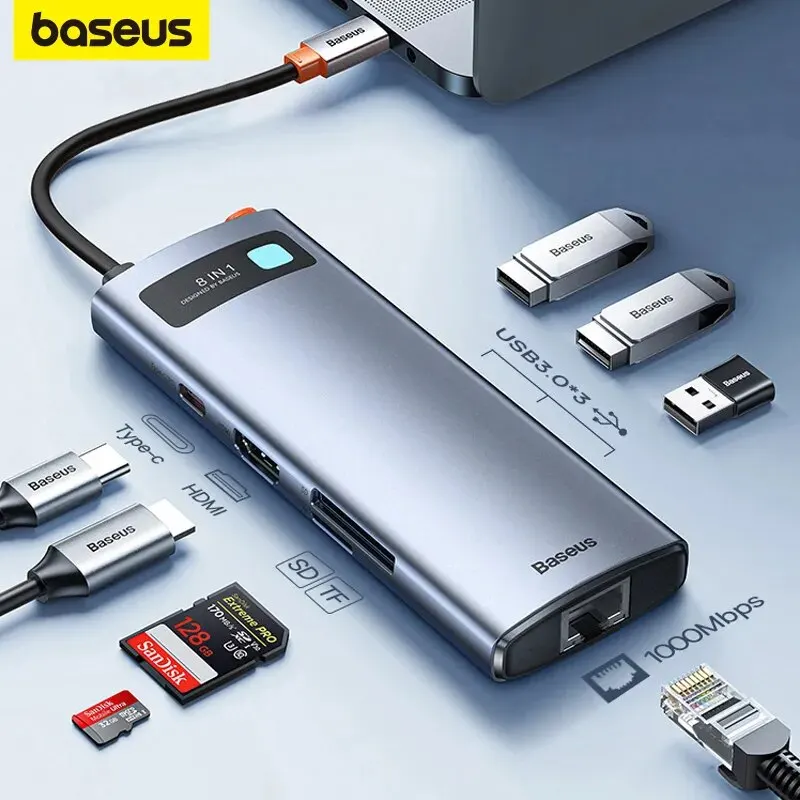 AliExpress Collection Baseus 맥북 프로용 USB 3.0 허브 내돈내산