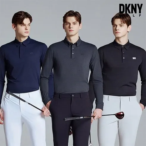 셀럽 추천 DKNY GOLF 24SS 남성 긴팔 카라티셔츠 3종 꾸준히 재구매한 BEST 상품