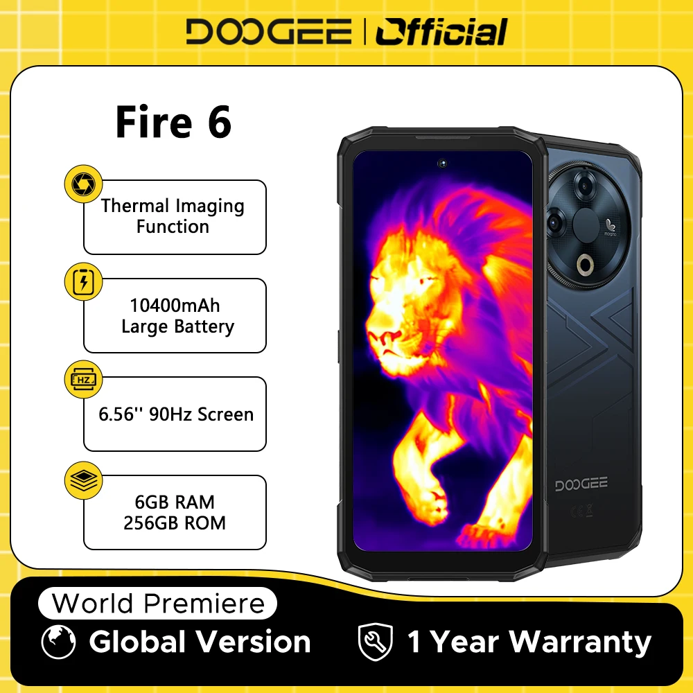 DOOGEE Fire 6 견고한 휴대폰 내돈내산