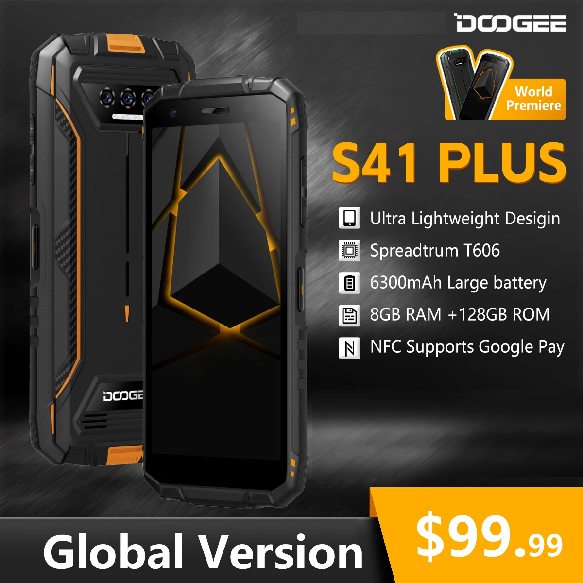 DOOGEE S41 플러스 견고한 휴대폰 추천상품