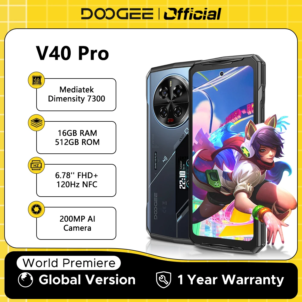 DOOGEE V40 프로 5G 러기드 폰 핫딜