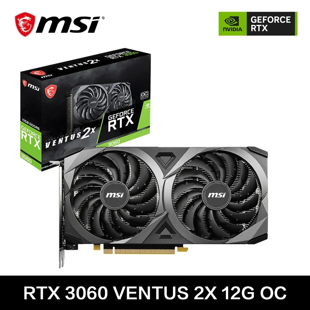 MSI GeForce RTX 3060 VENTUS 2X 12G OC 게이밍 그래픽 카드 핫딜