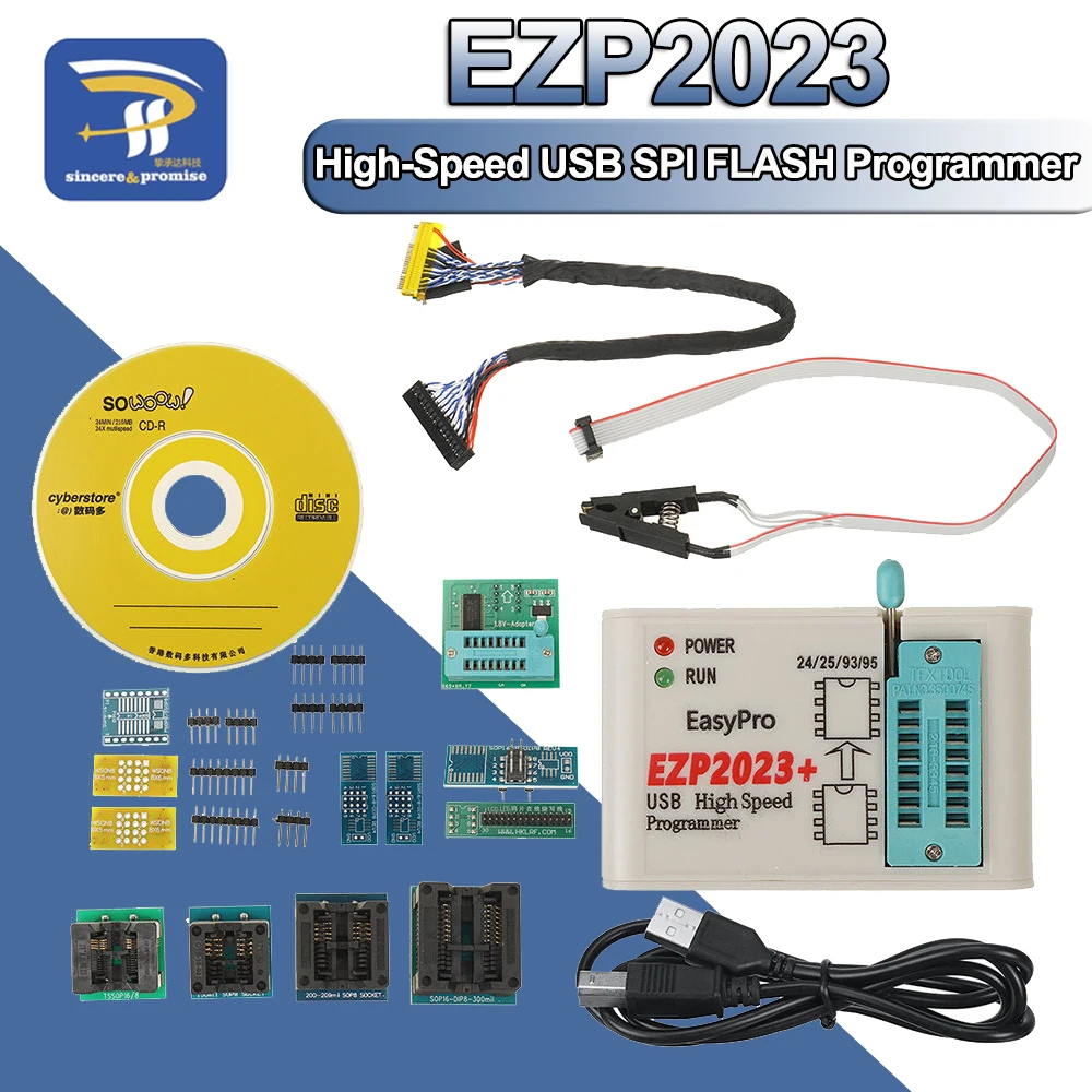 고속 USB SPI 프로그래머 및 어댑터 12 개 비교